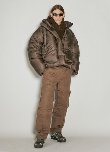 Entire Studios UVR Puffer Down Jacket Brown ent0153003