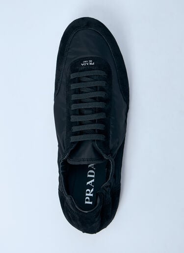 Collapse Re-Nylon And Suede Sneakers Prada Collapse Re-Nylon And Suede Sneakers Black pra0161012