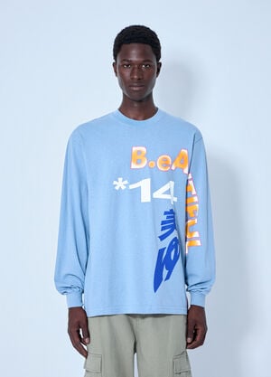b.Eautiful Rabbit Long Sleeve T-Shirt Light Blue bea0164019