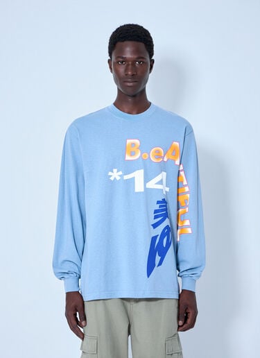 b.Eautiful Rabbit Long Sleeve T-Shirt Light Blue bea0164019