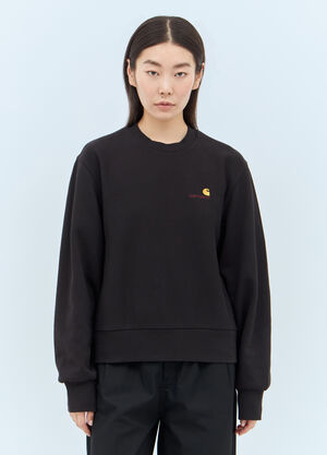 Carhartt WIP American Script Sweatshirt Black wip0259004