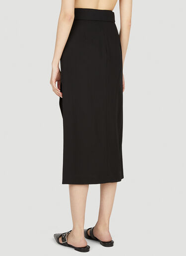 Alexander McQueen Belted Skirt Black amq0251029