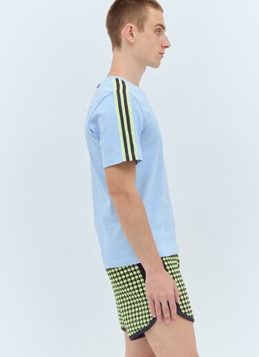 adidas by Wales Bonner Logo Embroidery T-Shirt Blue awb0357005