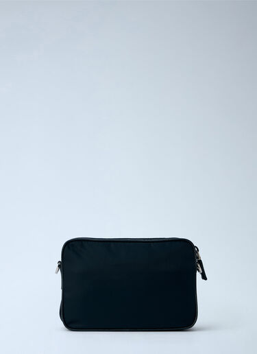 LN-CC® - Prada: Re-Nylon and Saffiano Leather Crossbody Bag - Black Prada Re-Nylon and Saffiano Leather Crossbody Bag Black pra0166215