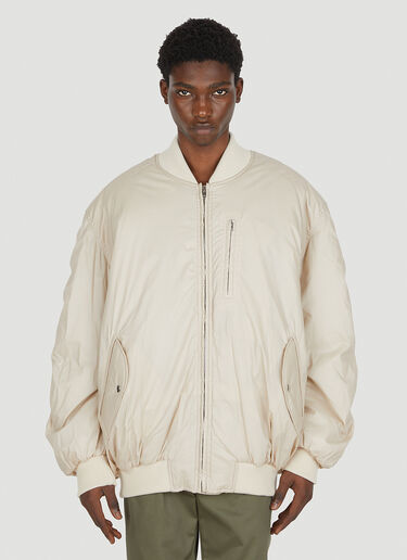 I Saks I nåde af Isabel Marant Unisex Kyam Bomber Jacket in Beige | LN-CC®