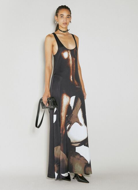 DI PETSA Body Collage Tank Dress Black dip0254001