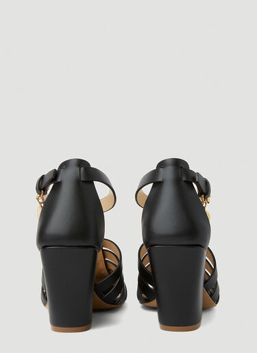 Cowboy Fisherman High Heel Sandals Stella McCartney Cowboy Fisherman High Heel Sandals Black stm0251020