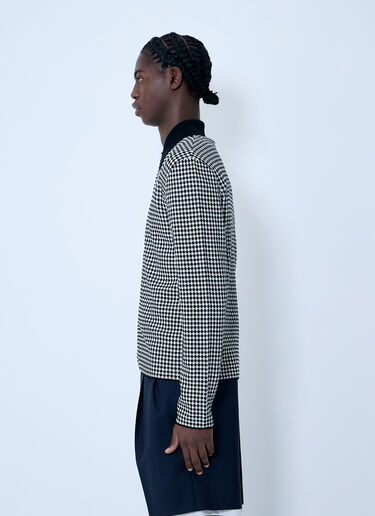 Houndstooth Zip-Up Shirt Jil Sander Houndstooth Zip-Up Shirt Grey jil0163001