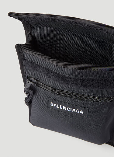 Balenciaga エクスプローラーポーチ クロスボディバッグ ブラック bal0145033