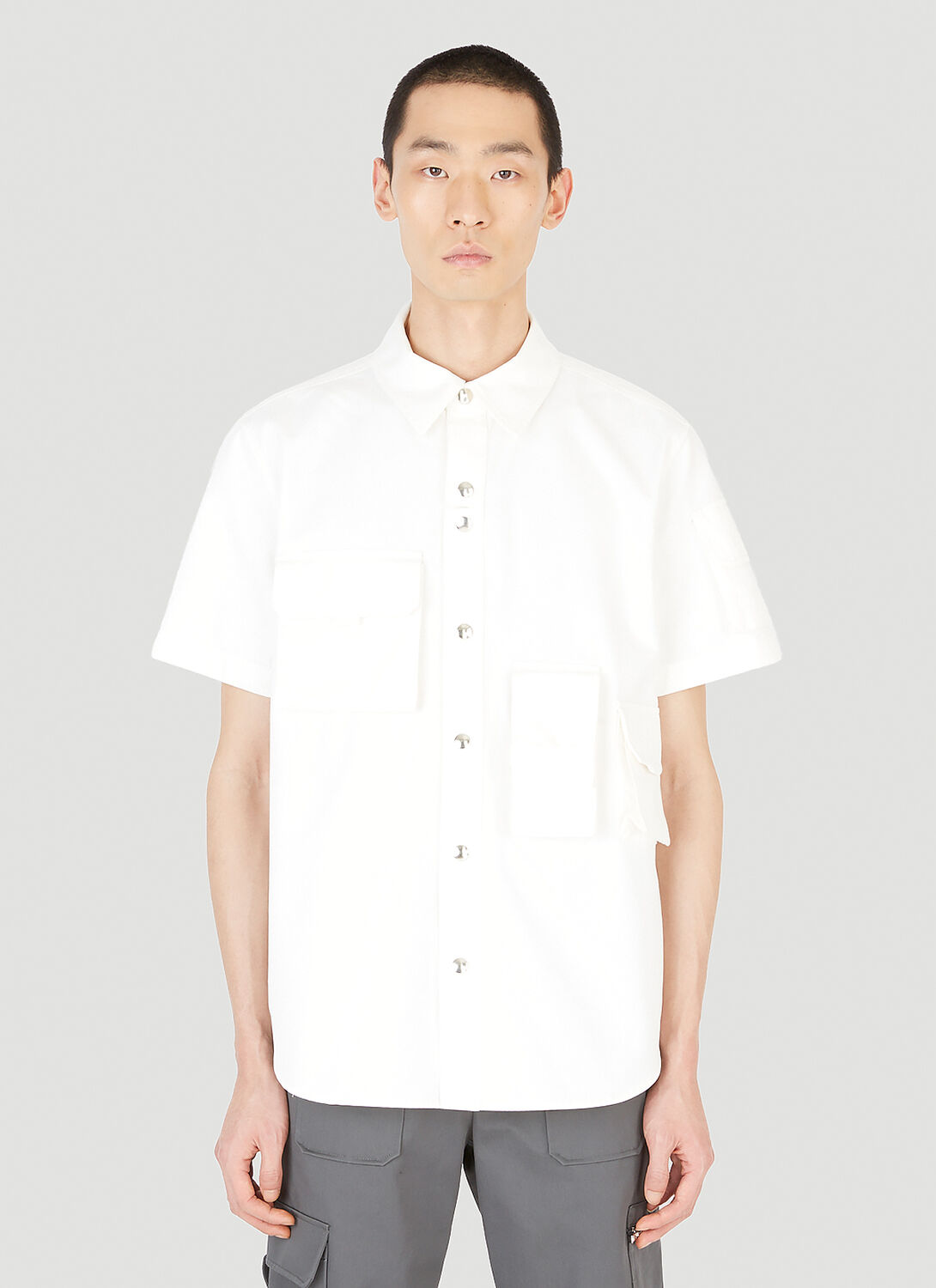 Helmut Lang Utility Shirt In White