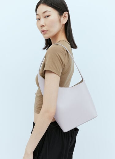 Aesther Ekme Demi Lune Shoulder Bag Lilac aes0254002
