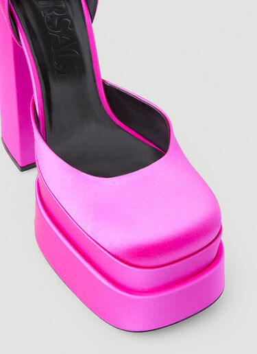 Versace Medusa Aevitas Platform Heels Pink vrs0249054