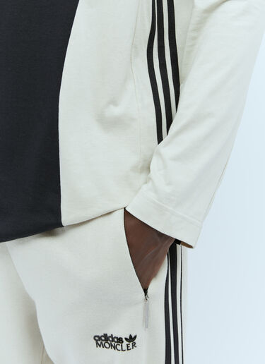 Moncler x adidas Originals Colour-Block Long Sleeve T-Shirt Black mad0154007