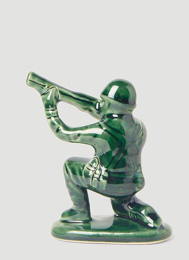 Gimme 5  Soldier Incense Holder and Kuumba Incense Set Green gim0152005
