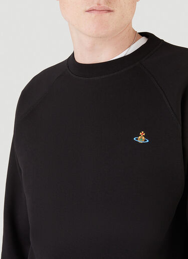 Vivienne Westwood Embroidered-Logo Sweatshirt Black vvw0146008
