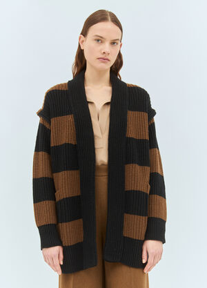 Acne Studios Wool And Cashmere Oversized Cardigan Green acn0258003
