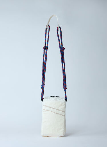 Western Hydrodynamic Research Logo Patch Sling Crossbody Bag White whr0156011