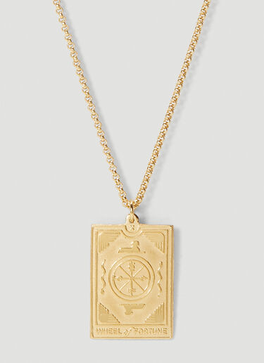 Tom Wood 10.10 Fortune Pendant Necklace Gold tmw0310002