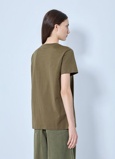 LN-CC® - Max Mara: Chest Pocket T-Shirt - Green Max Mara Chest Pocket T-Shirt Green max0265033