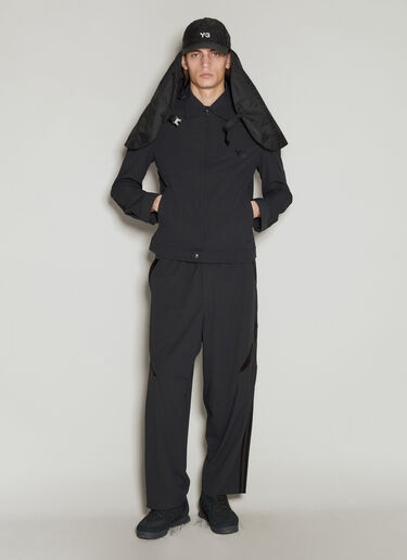 Y-3 Logo Applique Ripstop Track Pants Black yyy0156013