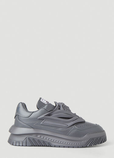 Versace SNEAKERS VITELLO NAPPATO Grey ver0150012