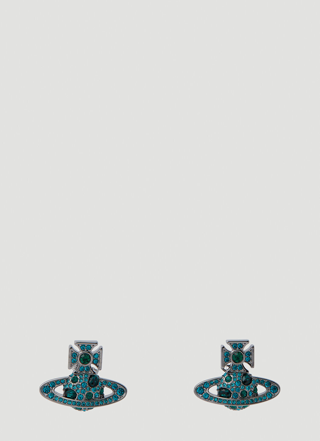 Vivienne westwood top blue earrings