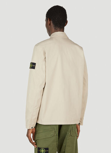 Stone Island Compass 贴饰衬衫外套 米色 sto0152031