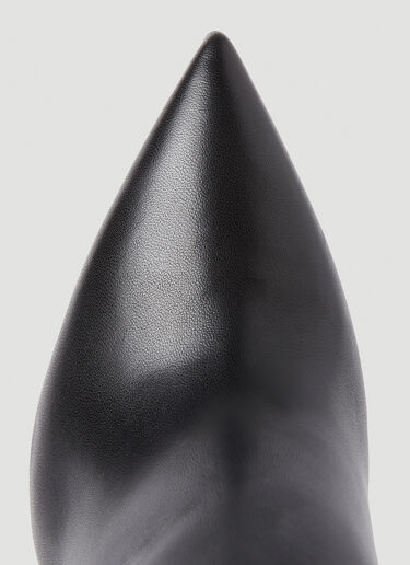 오피움 로고 하이힐 부츠 Saint Laurent 오피움 로고 하이힐 부츠 블랙 sla0249078
