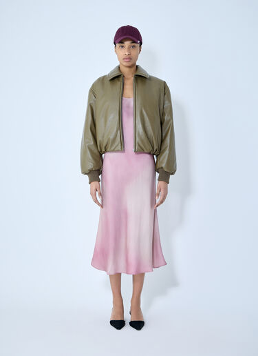 Acne Studios 涂层飞行员夹克  绿色 acn0259024