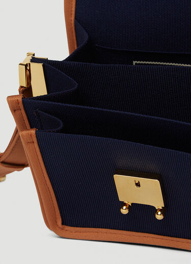 Marni Trunk Soft Mini Shoulder Bag Dark Blue mni0249042