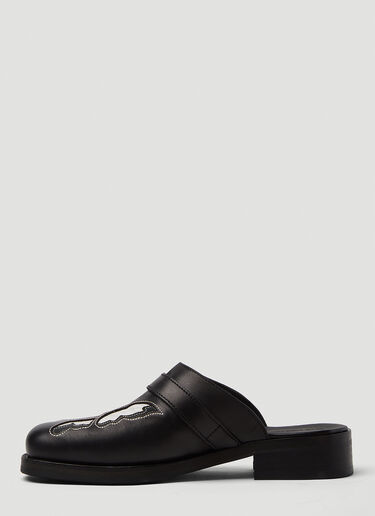 Our Legacy Camion Schmetterling Mules Black our0348031