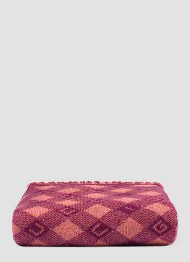 Gucci GG Check Blanket Burgundy wps0670167