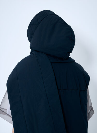 Dries Van Noten 连帽围巾  藏蓝色 dvn0160013
