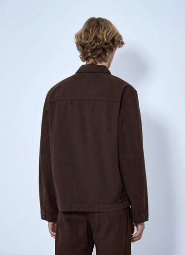 LN-CC® - Lemaire: Boxy Jacket - Brown Lemaire Boxy Jacket Brown lem0166007