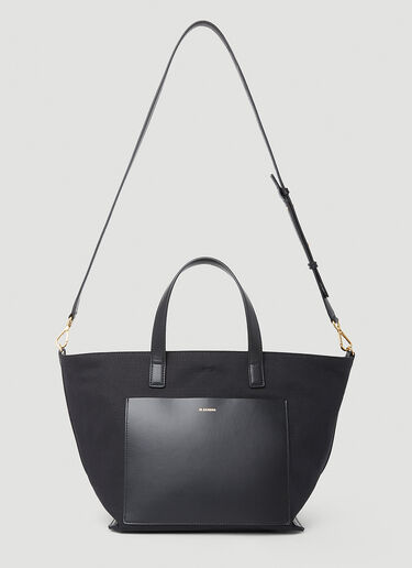 Jil Sander Wander Square Tote Bag Black jil0253015