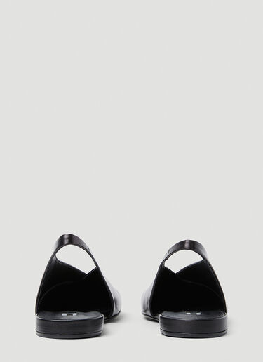Jil Sander Slingback Ballet Shoes Black jil0253027