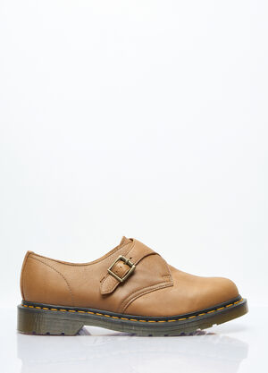 Junya Watanabe x Oakley 1461 Monk Buckle Leather Shoes Black jwo0156001