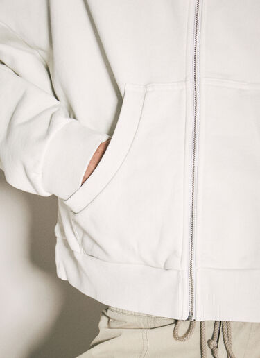 Entire Studios Eternal Zip Hooded Sweatshirt White ent0157030