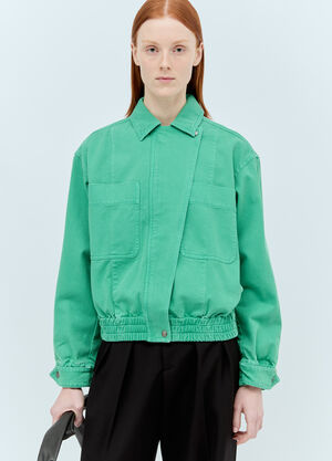 Acne Studios Drill Cropped Jacket Black acn0355002