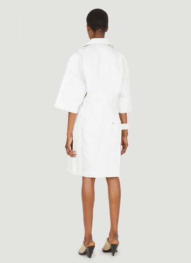 Bottega Veneta Button Down Dress White bov0248095