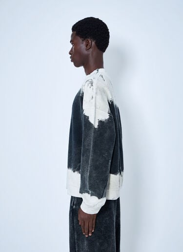LN-CC® - NOMARHYTHM TEXTILE: Hand Dye Reverse Twist Sweatshirt - Grey NOMARHYTHM TEXTILE Hand Dye Reverse Twist Sweatshirt Grey nom0164005