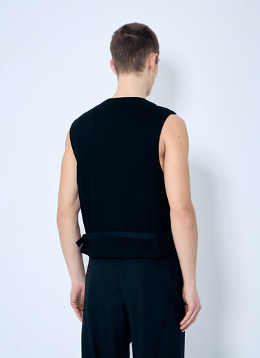 Lemaire Tailored Waistcoat Black lem0160003