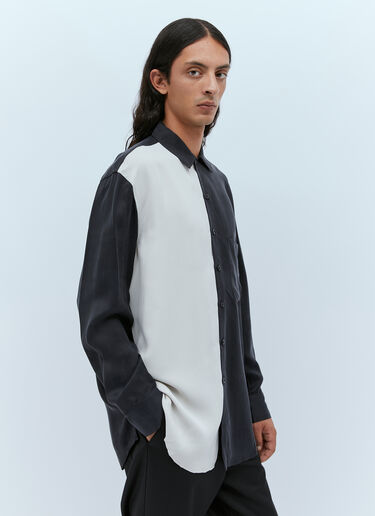 Song for the Mute Oversized Colour Block Shirt Black sfm0154005