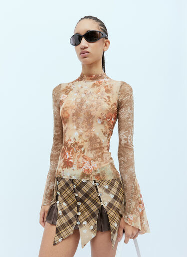 Marta Mesh Top AVAVAV Marta Mesh Top Beige ava0254013