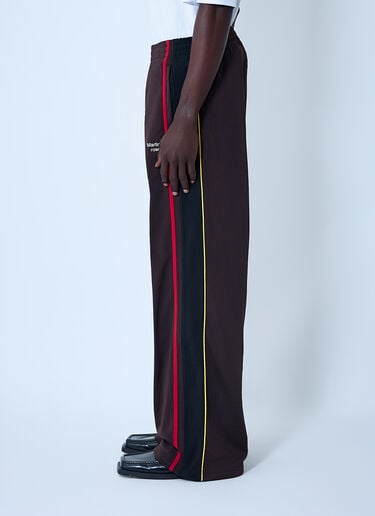Martine Rose Logo Motif Track Pants Brown mtr0162008