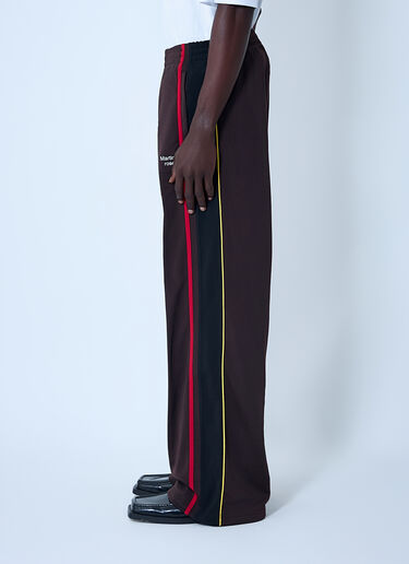 Logo Motif Track Pants Martine Rose Logo Motif Track Pants Brown mtr0162008