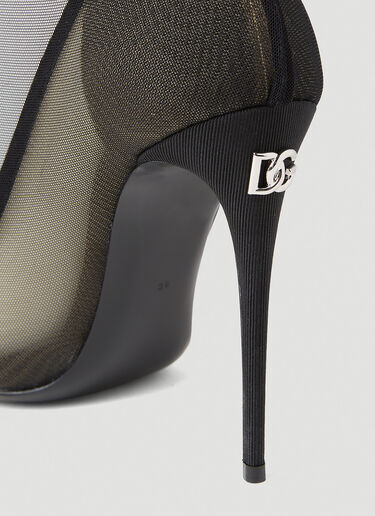 Dolce & Gabbana Kim 薄纱高筒靴 黑色 dol0252017