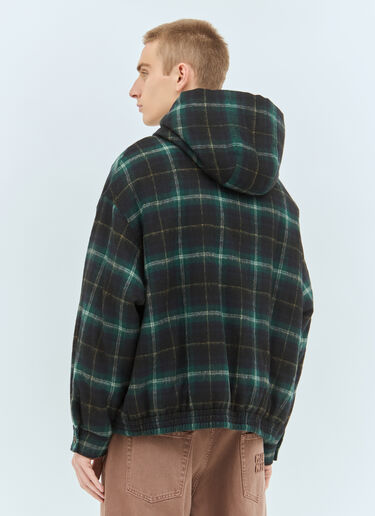 Miu Miu Padded Hooded Jacket Navy miu0159001