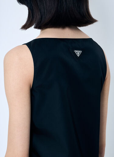 Prada Re-Nylon Mini Dress Black pra0260021