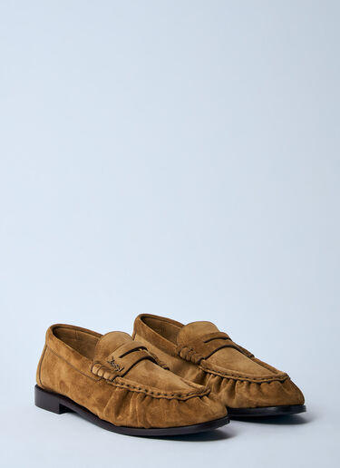 Saint Laurent Le Loafer Supple Brown sla0260030